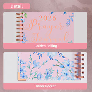 2026 2027 stampa personalizzata Logo gratitudine manifestazione salute mentale donne preghiera Planner diario taccuino con scatola - Product Image 3