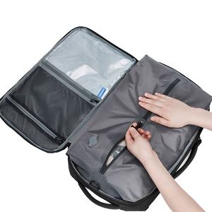 Sac à dos Oxford de luxe antivol pour homme, imperméable avec fermeture éclair, compression sous vide pour les voyages d'affaires et les activités de plein air - Product Image 1