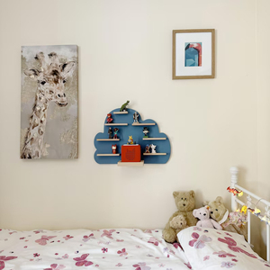 Étagère murale en bois magnétique en forme de nuage pour Tonie Regal, pour Tonie Box, étagère de <span class=keywords><strong>rangement</strong></span> en bois - Product Image 2