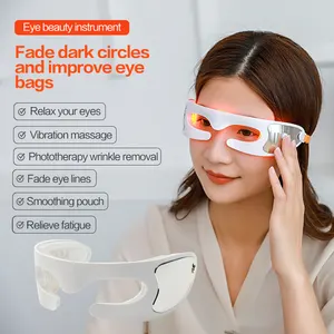 Mini Smart Fatigue Relief Relaxation Relieve Dark Circles Vibrating Ems Eye Care Massager Instrument Eyeglasses Frames