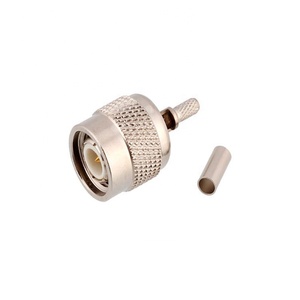 OEM <span class=keywords><strong>RF</strong></span> Coaxial RG58 RG316 RG174 Cable tornillo bloque de terminales plata TNC conector macho - Product Image 3