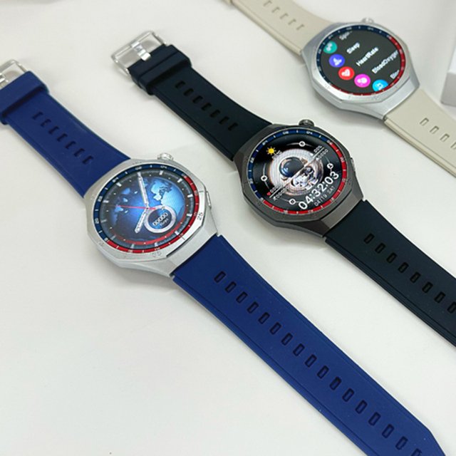 Z16 Pro Men Smart Watch Health Monitor Fitness Sport Tracker Waterproof 1.52 Inch Round Screen Finger Gesture Control Smartwatch