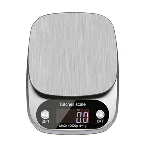 J&R 10kg 22lb 무게 측정 요리 베이킹 배터리 대형 화면 디지털 무게 측정기 주방용 - Product Image 2