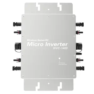 Commercial Application 1400w 3 phase Micro Inverter With Waterproof Function WVC-1400W Microinverter