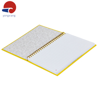 Carnets à spirales personnalisés avec couverture rigide A5/A4, imprimés avec du papier cartonné doré personnalisé, couverture rigide avec logo pressé à chaud