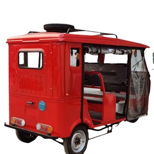 Vélo cargo familial 6 places à vendre, tricycle motorisé à carrosserie ouverte, type Tuk Tuk, pour passagers - Product Image 5