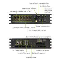 Amplificador de Coche OEM con Tecnología Clase AB, Ecualizadores de 12V, 1 Año de Garantía, DP-X680