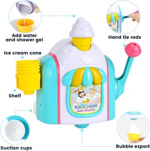 Macchina gelato schiuma vasca da bagno giocattoli per bambini dai 3 ai 5 anni - Product Image 3