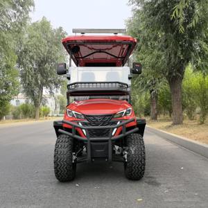 <span class=keywords><strong>Chariot</strong></span> de golf électrique à batterie au lithium 4 <span class=keywords><strong>places</strong></span> personnalisé en usine ODM <span class=keywords><strong>chariot</strong></span> électrique pour parc d'attractions voiture de réception vélo de plage - Product Image 6