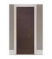 Portes intérieures en bois Ace Prix raisonnable Porte pliante intérieure en bois Moderne Blanc Isolation phonique Porte intérieure en bois
