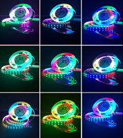 Bande LED numérique intelligente DMX 48V RGBW SMD5050 72 LED, nouvelle bande lumineuse à effets de poursuite de couleur, étanche pour façade de bâtiment/bar