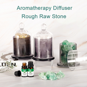 Diffusore naturale per aromaterapia di 2-3cm di <span class=keywords><strong>quarzo</strong></span> <span class=keywords><strong>rosa</strong></span> ruvido e ruvido di pietra Chakra - Product Image 6