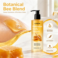 Sérum Corporel Personnalisé à la Cire d'Abeille, Huile Corporelle Éclat au Miel, Sérum de Massage Hydratant et Éclaircissant pour Femmes, Huile Corporelle Vitaminée pour le Corps