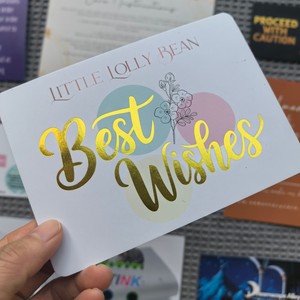 批发定制个性化名片，采用铜版纸/纸板烫金和数码印刷，适合小型企业 - Product Image 2