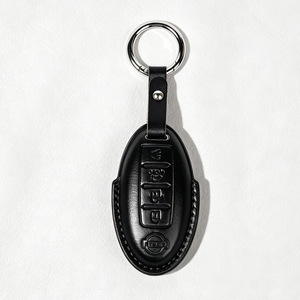 Pour Nissan Rogue, Rogue Select, Rogue Sport : Étui de protection en <span class=keywords><strong>cuir</strong></span> pour clé télécommande à 4 boutons, accessoires - Product Image 2