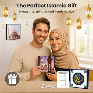 Haut-parleur Bluetooth personnalisable avec photo et audio, Coran et horaires d'Azan, aimant de réfrigérateur avec Dua et Surah, aimant Coranique avec Coran complet - Product Image 5