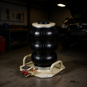 Cric pneumatique Vevor 3 tonnes à triple sac, 17,7 pouces, pour levage de voiture, outil de garage - Product Image 2