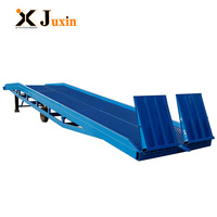 Rampe de chargement mobile hydraulique portable pour la logistique, le port, les conteneurs, les camions, le transfert rapide de marchandises et le déchargement