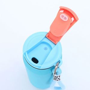 Creative Cola Can Style Insulated Tumbler 500ml 304 Stainless Steel Portable Water Cup with Carry Lanyard Leakproof <b>Reusable</b> <b>Mug</b> - Product Image 5