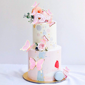 Décoration de gâteau papillon coloré en papier, meilleur prix, pour fête, dessert, baby shower, fournitures de pâtisserie - Product Image 4