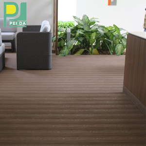 Plancher de terrasse <span class=keywords><strong>extérieur</strong></span> antidérapant, écologique, ignifuge, en composite WPC, design moderne - Product Image 1