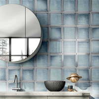 Bloc de verre en cristal décoratif personnalisé Offre Spéciale brique de verre pour mur de fenêtre bloc de verre creux