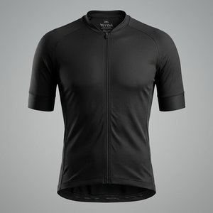 Venta al por mayor de conjunto de ciclismo de dos piezas personalizado, con logo de marca y material de tela elástica en 4 direcciones que absorbe el sudor, para hombres y mujeres. - Product Image 3