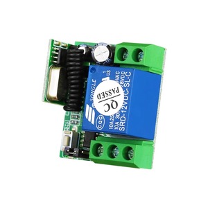 Top bán hàng 1CH 1 nút không dây 433Mhz điều khiển từ xa cửa nhà để xe RF Receiver cho khóa cửa với bìa - Product Image 2