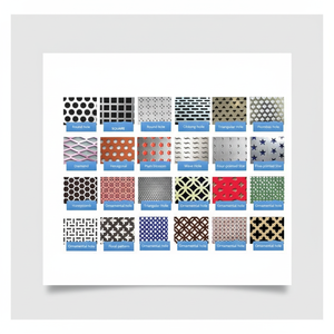 แผ่นผนังตกแต่งขนาดพิเศษ ตาข่ายฉลุรู  ลวดเหล็กชุบสังกะสีแบบจุ่มร้อน บริการเจาะรูตามสั่ง - Product Image 1