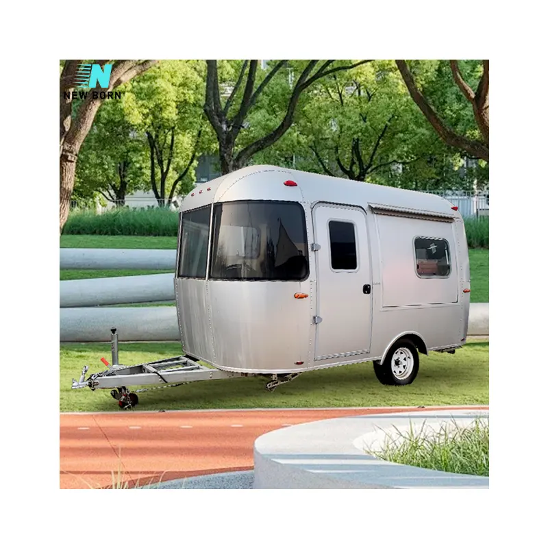 Rekabetçi fiyat Mini karavan Motor ev kapalı yol römork Camper Otr kamp römorku