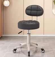Fauteuil moderne en cuir PU durable avec structure métallique, coussin ergonomique, design compact, pour salon, bureau à domicile, hôtel
