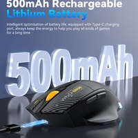 Souris ergonomique W601 sans fil 2,4 G tri-mode, rechargeable, silencieuse, rétroéclairage RVB, pour droitiers, 12 800 DPI, programmation à 7 boutons