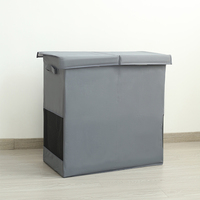 Panier à linge pliable en tissu Oxford 600D, grand format, avec poignées, robuste, capacité supérieure à 35L