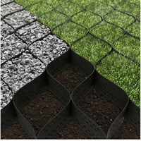 Produit en géocellules HDPE pour le contrôle de l'érosion, exposition aux UV, renforcement de la base de la route, pavage de gazon, renforcement de la surface des décharges