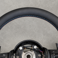   Volant en cuir personnalisé M Sport pour F10 F30 E90 F20 F22 F32 F36 M3 M4 M5 X5 X6, amélioration de l'intérieur de la voiture