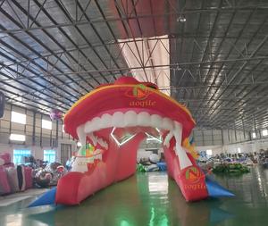 Tienda de campaña inflable con cabeza de dragón de venta directa del fabricante, túnel inflable con cabeza de dragón, modelo de mascota inflable de dibujos animados - Product Image 6