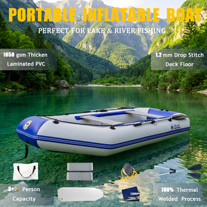 Bateaux pneumatiques à rames D270-3 Solarmarine 2,7 m avec plancher gonflable en PVC <span class=keywords><strong>de</strong></span> 0,9 mm, sans colle, procédé <span class=keywords><strong>de</strong></span> soudage à chaud à 100 %, pour utilisation en mer - Product Image 1