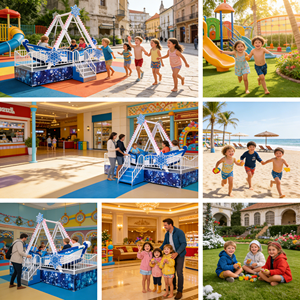 Manèges de parc d'attractions écologiques et silencieux de 30 ans d'expérience, autres manèges de parc d'attractions, bateau <span class=keywords><strong>pirate</strong></span> en plein air pour parc - Product Image 5