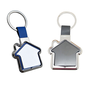 Llavero Metálico con Número de Hotel Grabado con Láser, Logotipo Personalizado, Regalo Promocional Publicitario al por Mayor, Llavero con Forma de Casa - Product Image 2