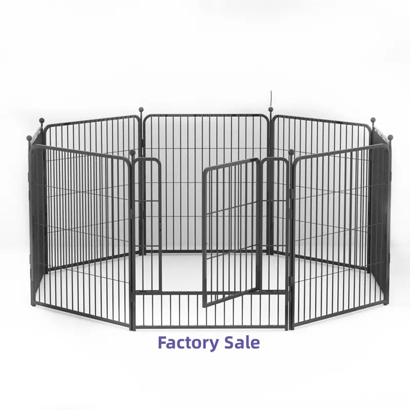 Hot Selling Durable Portable Mental Pet Zaun 8 Panel 16 Panel Hund Indoor/Outdoor Pet Cages