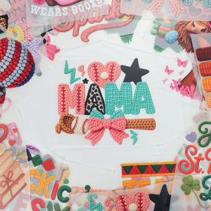 Factory Direct Zodiac Cartoon Dtf Transfers Scriptures Inspiration Textile Mama Crochet Dtf Transfers Ready To Press For Garment - Product Image 1