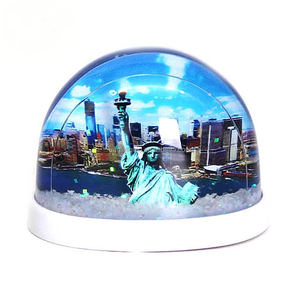 Globo de Nieve Personalizado con la <span class=keywords><strong>Torre</strong></span> Eiffel de España, Italia, y el Puente de Londres, Impresión UV Totalmente Personalizada, Recuerdo Turístico para Invitados - Product Image 5