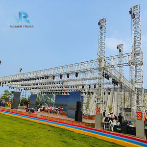 Estructura de Aluminio Portátil para Conciertos al Aire Libre, Estructura de Iluminación Giratoria para Conciertos, Estructura Triangular Cuadrada para Uso en Techos - Product Image 2