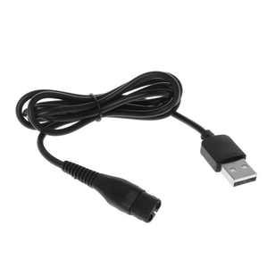Precio de fábrica 0,8 M de longitud negro A00390 Cable de carga de afeitadora USB para <span class=keywords><strong>Philip</strong></span> FS301 FS310 FS330 - Product Image 1