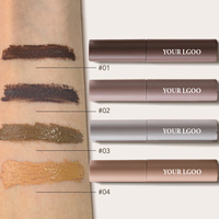 Kit de teinture pour cils et sourcils, hautement pigmenté, longue tenue, aspect naturel, maquillage pour sourcils