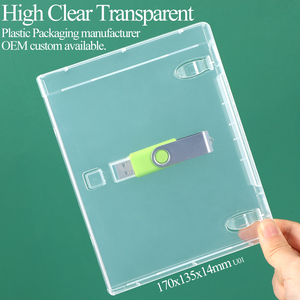 Boîte de rangement transparente SUNSHING pour clé USB en plastique, étui vide pour clé USB, conteneur de stockage personnalisé pour clé USB, emballage transparent pour clé USB - Product Image 2