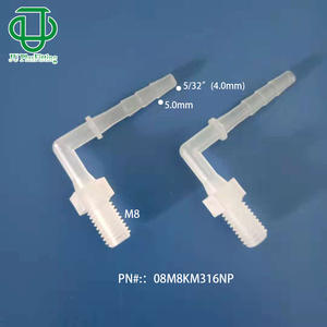 Conector de Tubería de Plástico PP Roscado Jiyou M8 con Conexión de 3/16 para Uso con Gas y Agua - Product Image 4