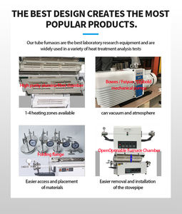 Four tubulaire 50 mm 1200°C Contrôle <span class=keywords><strong>PID</strong></span> Laboratoire Horizontal Haute température Atmosphère Vide Traitement thermique Four tubulaire - Product Image 3