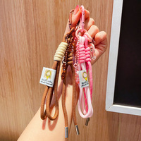 Porte-clés en paracorde de nylon, breloque de sac en corde tressée, pendentif porte-clés en cordon tressé, accessoire de sac