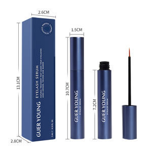 Sérum de croissance des cils et des sourcils 100% biologique, pour des cils épais et longs, stimulant naturel de la croissance rapide des cils - Product Image 1